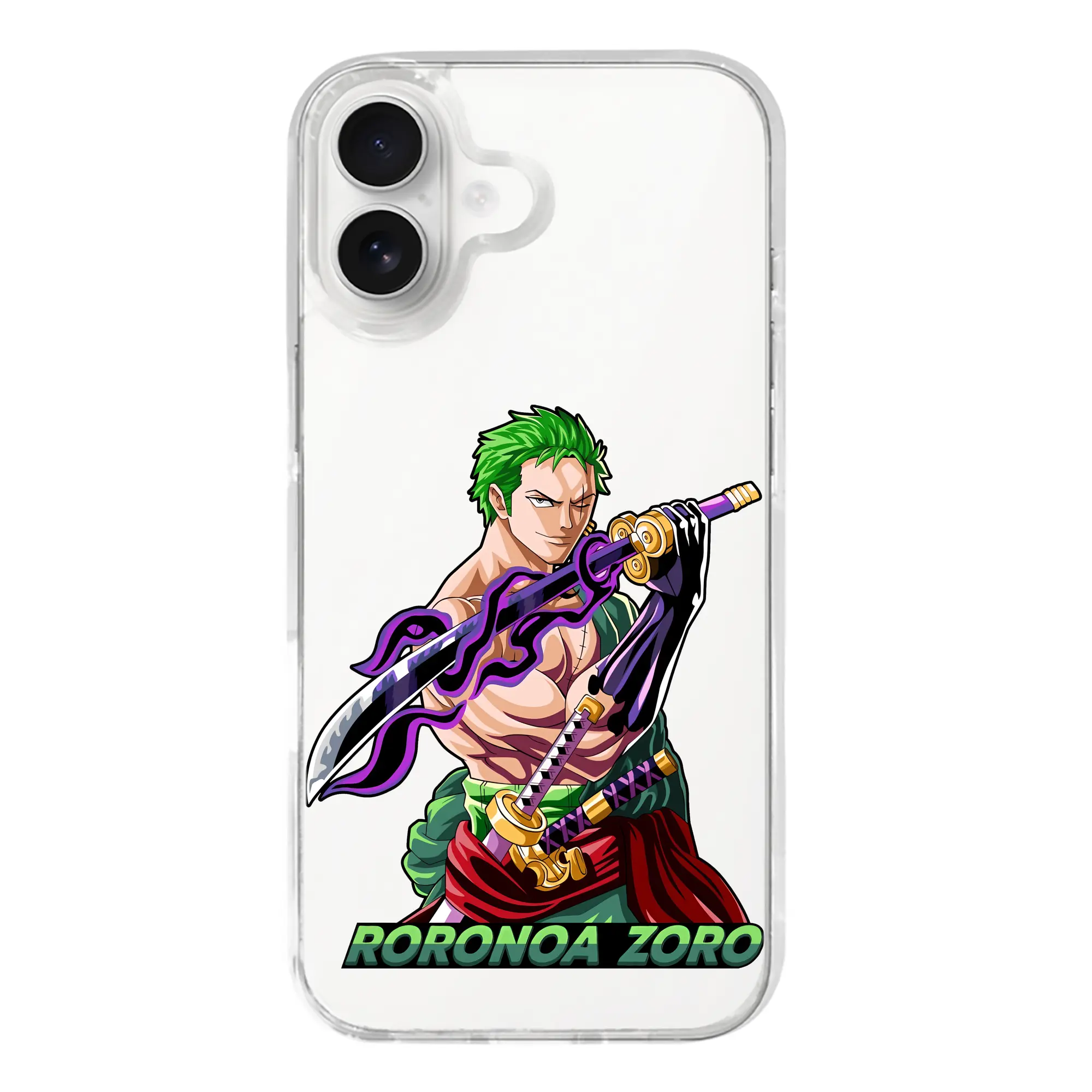 ワンピース グッズ ロロノア・ゾロ - iPhone 17シリーズ 透明スマホケース – 薄型・耐衝撃・精密フィット保護カバー